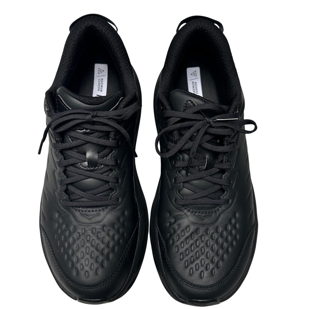 HOKA Bondi SR Mens Shoe Size 13 Water Slip Resistant Triple Black EUC - Picture 3 of 11
